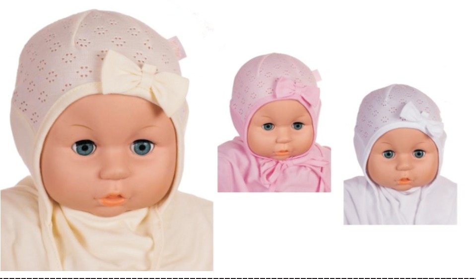 Čiapka L-Cz041 mix farieb  36 38 40 42 44 5515