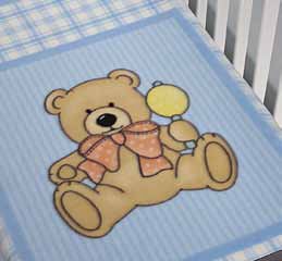 736 80x110 05 blue modrá deka 5538