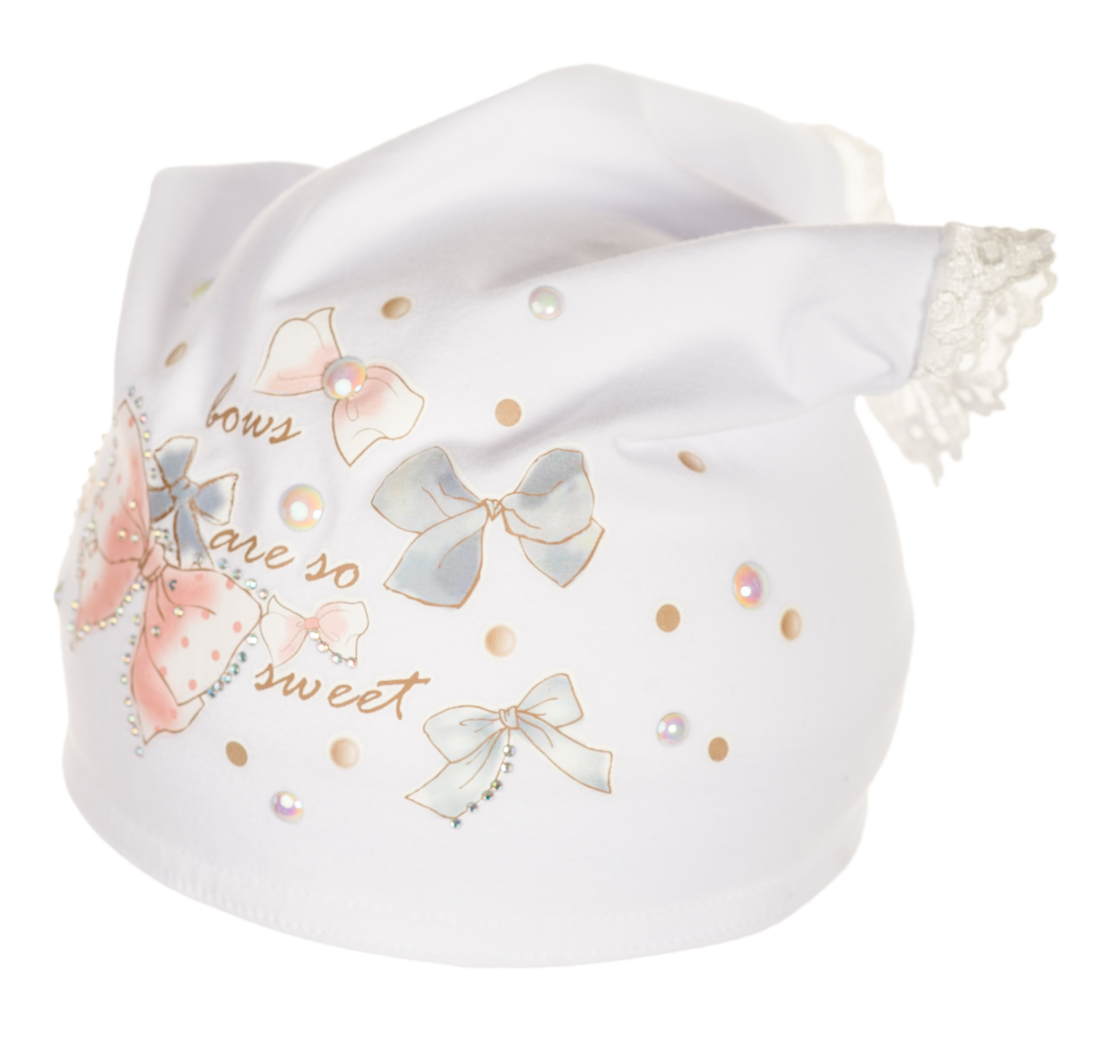 Šatka Sweet Candy šatka white biela 44 46 48 50 5546