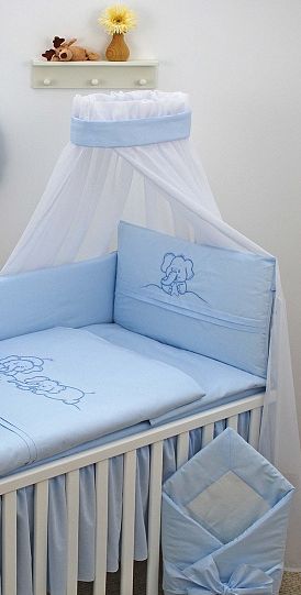 Baldachýn 240x150 Satén blue modrá nebesa 5562