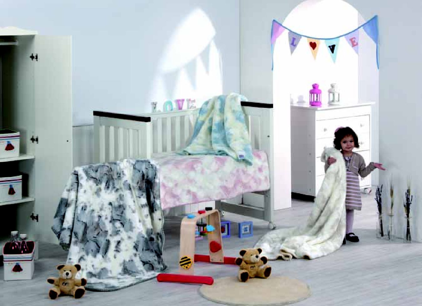 828 Morapel Luxe baby 80x110 12 beige bežová deka 118