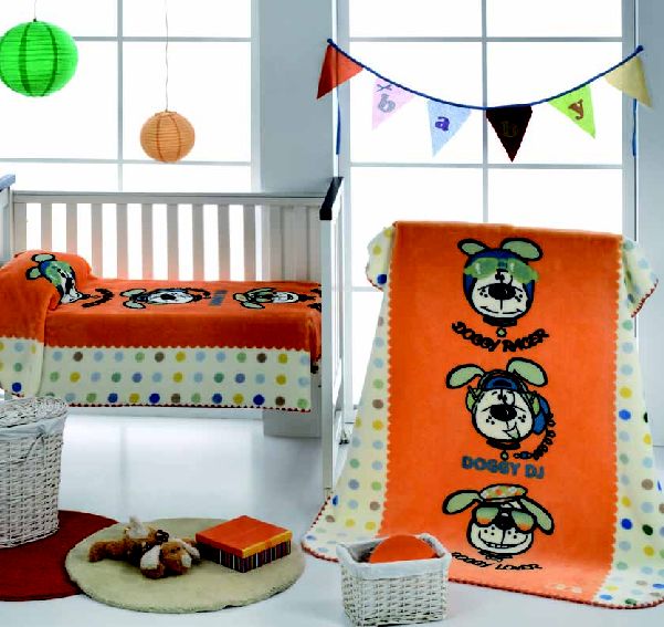 010 Piccola 80x110 03 orange oranžová deka 566