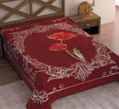 5186 160x220 27 red červená deka 5669