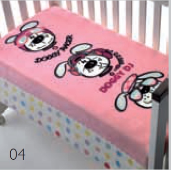 010 Piccola 80x110 04 pink ružová deka 567