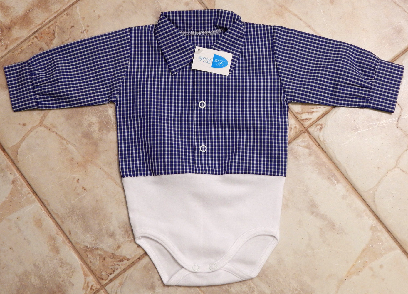 Body košielka RB 733 blue modrá Boris slávnostné 56 5725