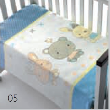 045 Piccola 80x110 05 Blue modrá deka 575