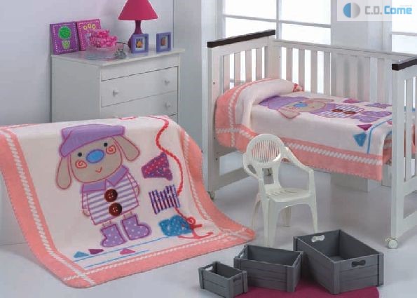 056 Magic Baby 80x110 04 pink ružová deka 576