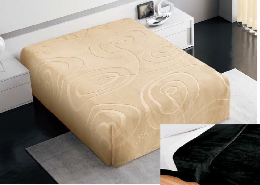 5193 160x240 99 black čierna deka 5773