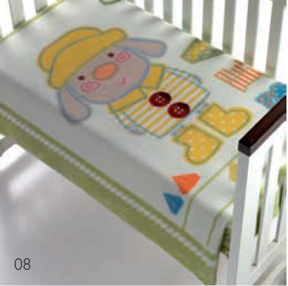 056 Magic Baby 80x110 08 green zelená deka 578