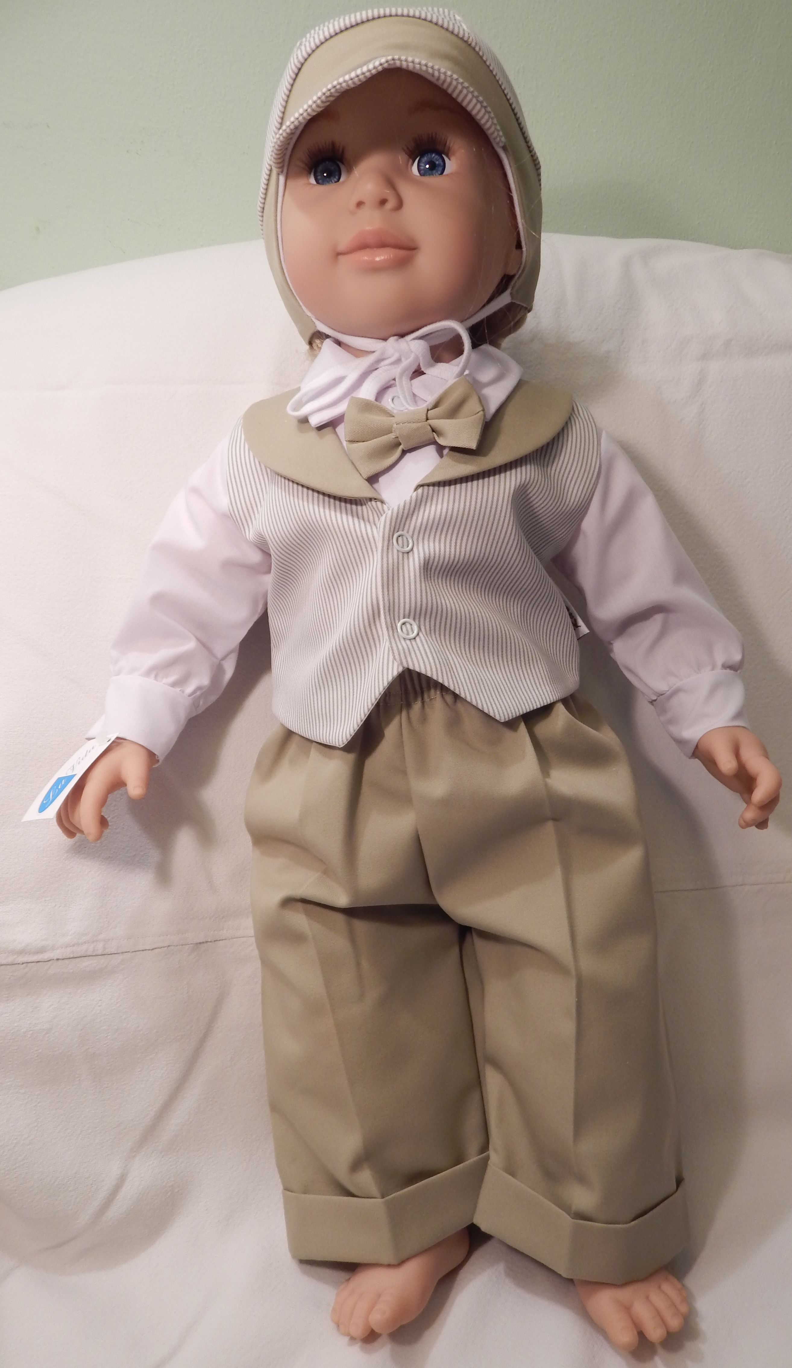 Komplet 5 dielny RB 180 beige béžová pásik Max 62 5788