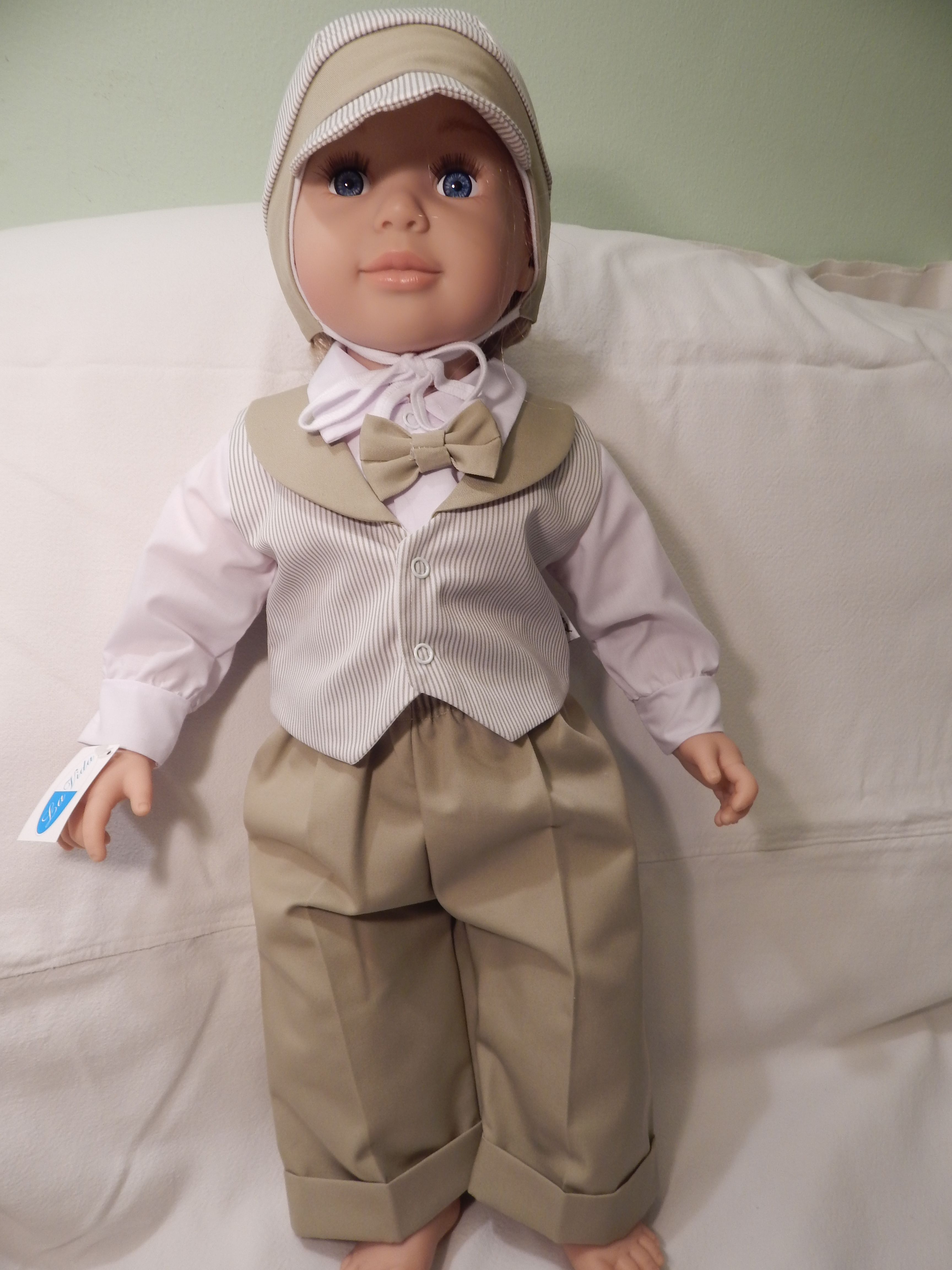 Komplet 5 dielny RB 180 beige béžová pásik Max 68 5789