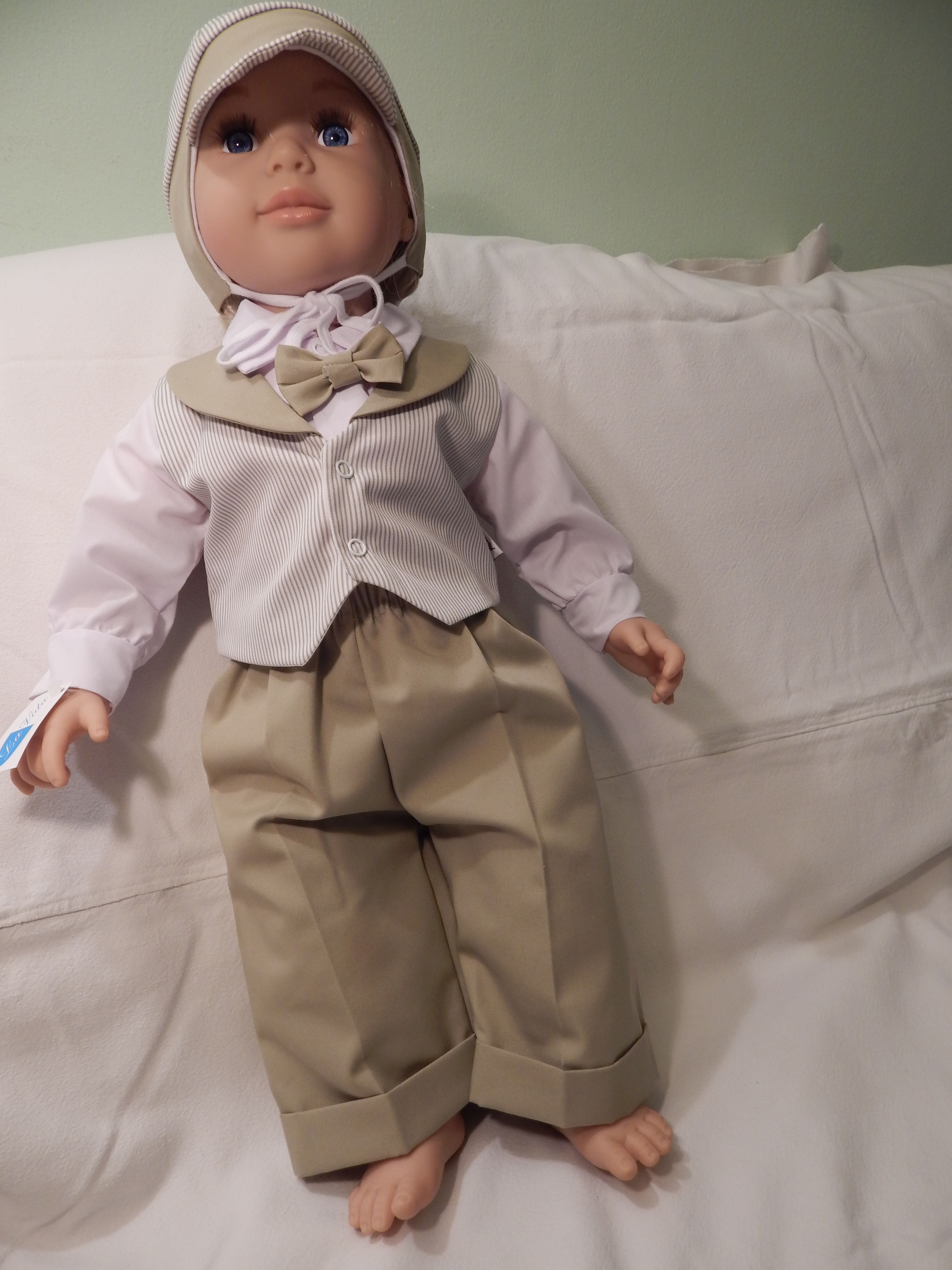 Komplet 5 dielny RB 180 beige béžová pásik Max 74 5790