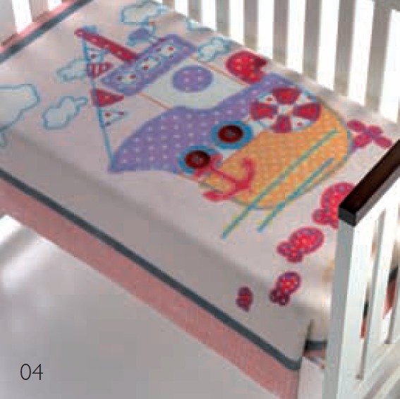 058 Magic Baby 80x110 04 pink ružová deka 580