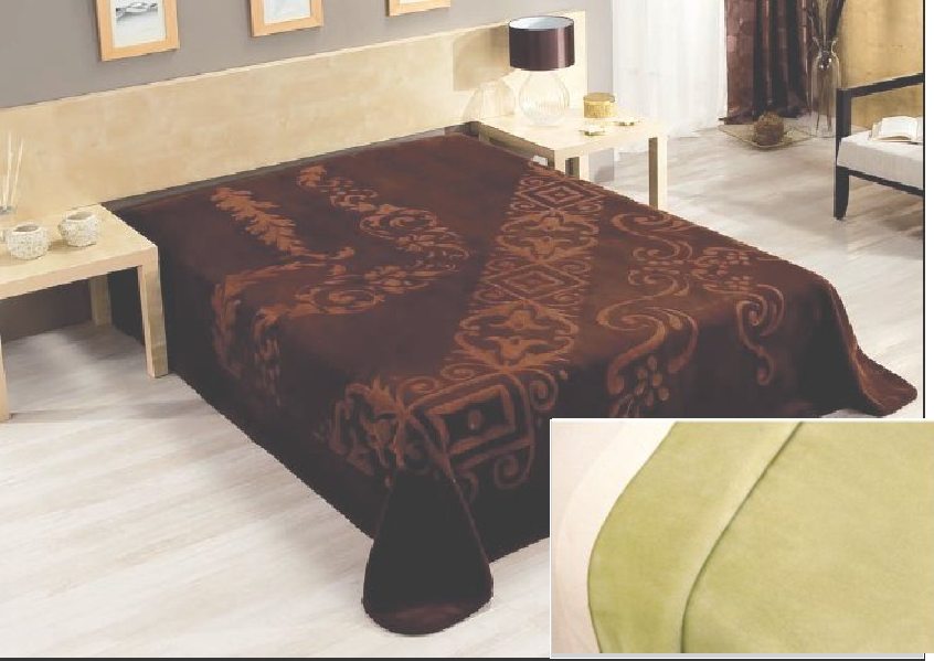 5601 220x240 34 green zelená deka 5805