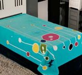 5571 160x220 46 turquoise tyrkysová deka 5866