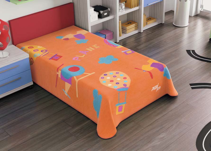 5566 160x220 53 orange oranžová deka 5873