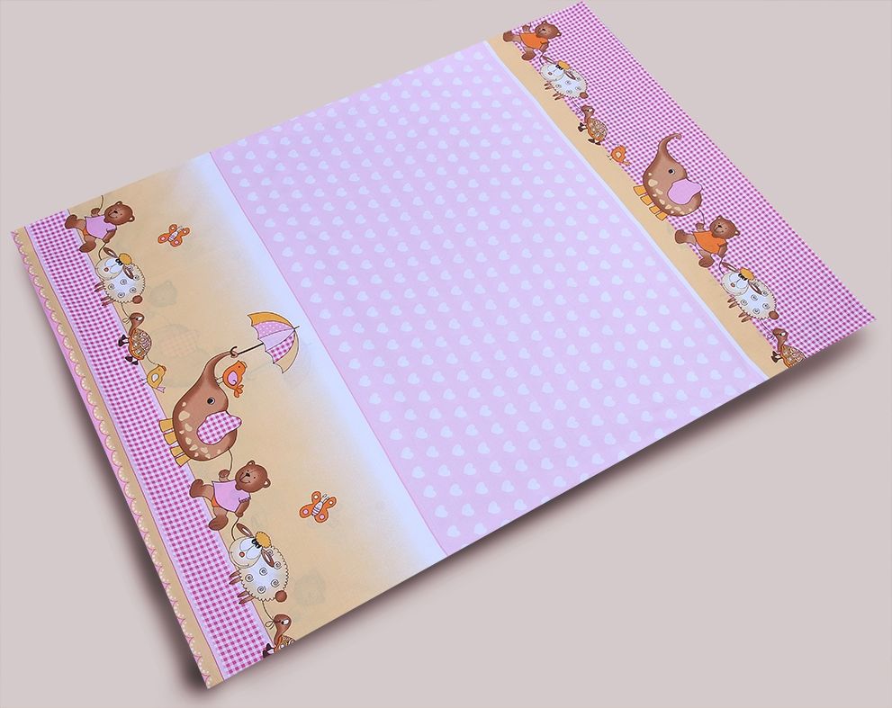 PS 3D 90x130 40x60 180x30 BA potlač pink ružová K sloník 3020