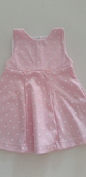 Šaty HX 947 pink ružová bodka 62/68 5902