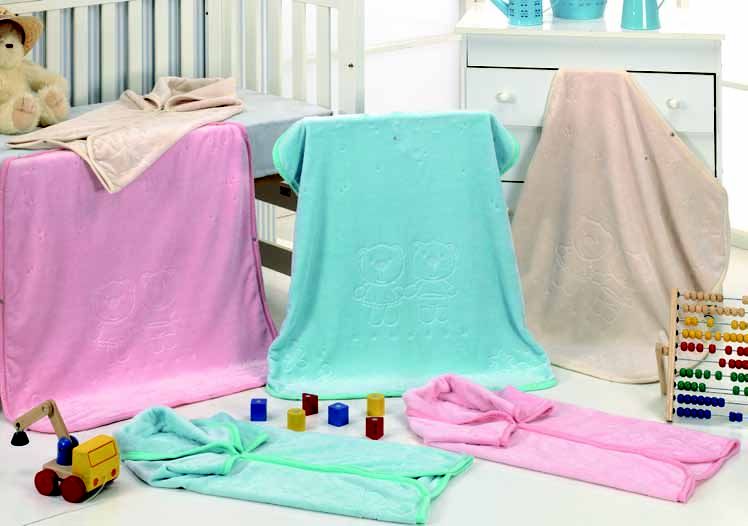 922 Baby Coat Embossed 80x90 02 beige béžový vak 591