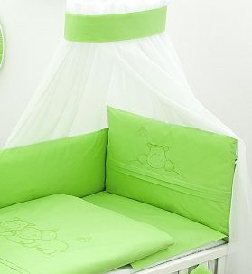 Baldachýn 240x150 Satén green zelená nebesa 5976