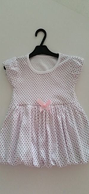 Šaty HX 745 whiste biela bodka 98-104 6025