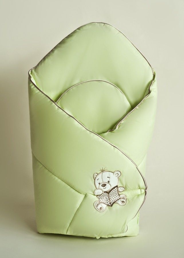 Zavinovačka kokos 80x80 výšivka zelená bavlna 6062