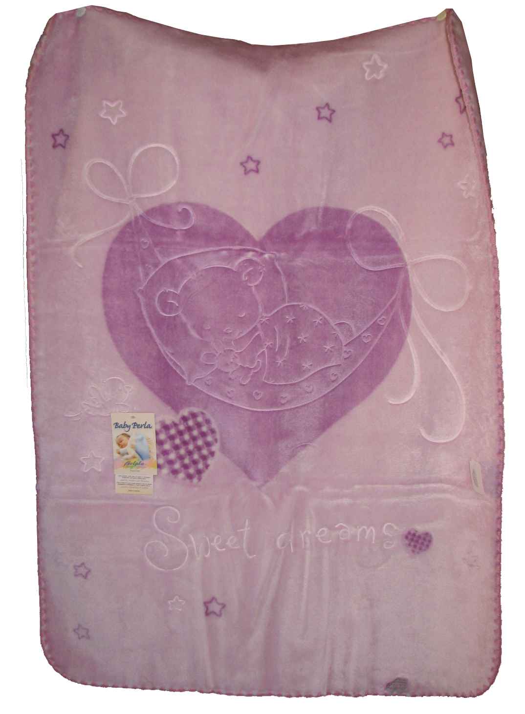 Macko 079/80x110/lilac fialová deka 6136