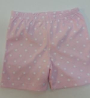 Krátke nohavice HX 64 pink ružová bodky 74 6202