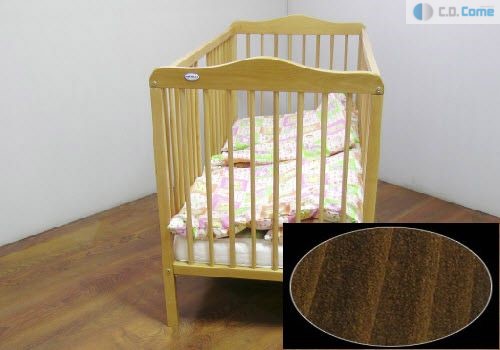 Kinga beby bed postieľka walnut hnedá má vyberateľné tyčky 6230