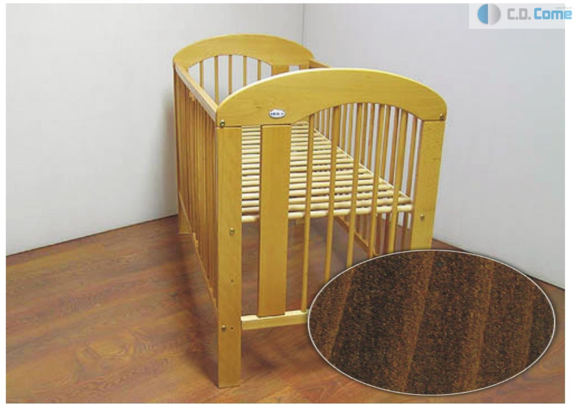 Natália beby bed postieľka walnut hnedá spúšťací bok Gravir 6254