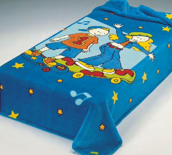 186 160x220 blue modrá deka 636