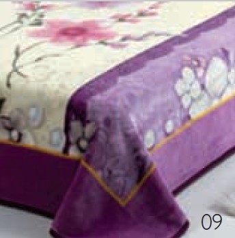 002 Mora gold 160x220 09 Lillac fialová deka 642