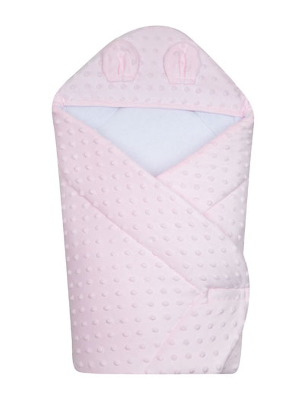 Zavinovačka kapucňa 75x80 631 topitos pink užová s uškami 6464