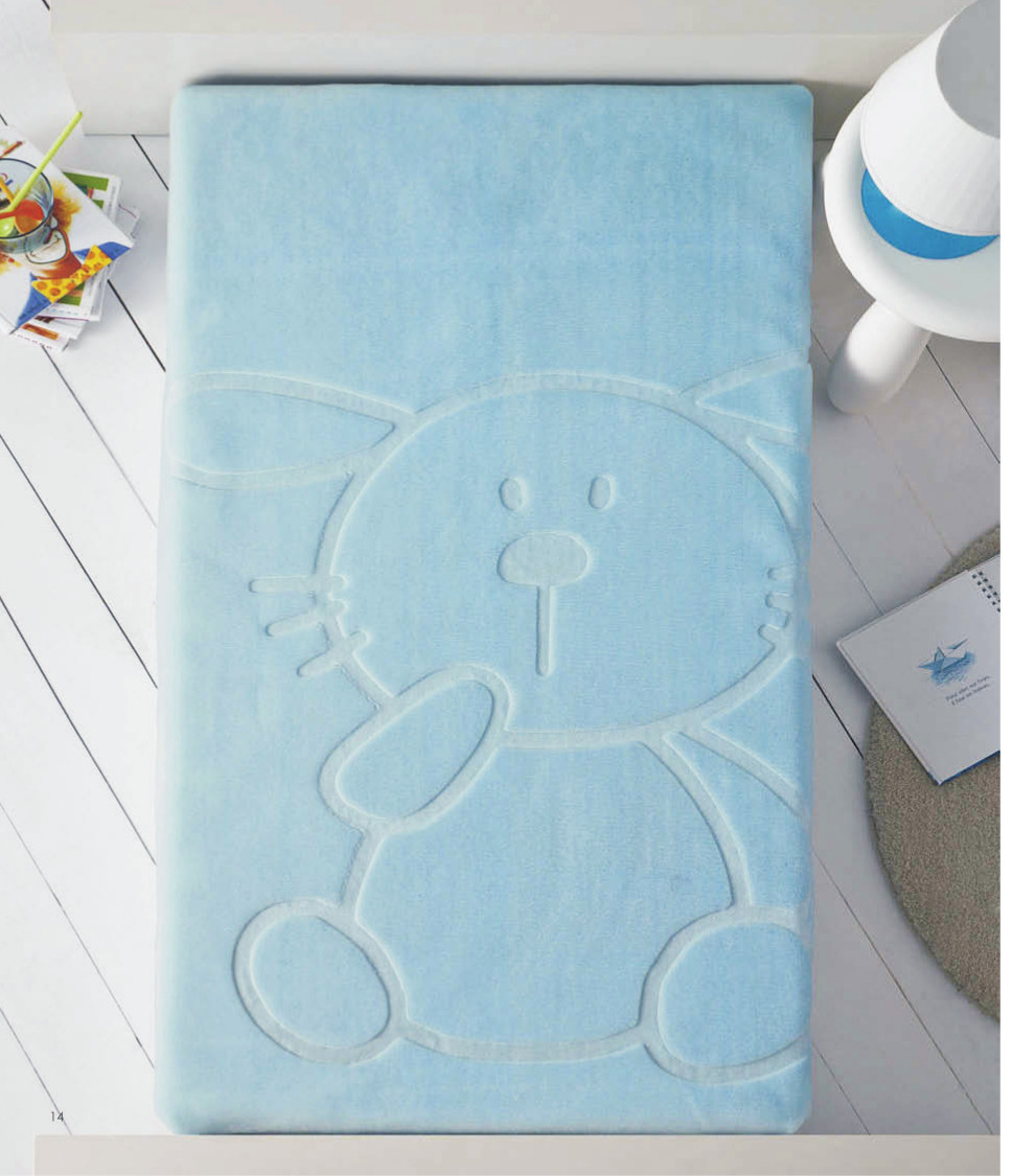 6642 110x140 43 blue modrá deka 6542