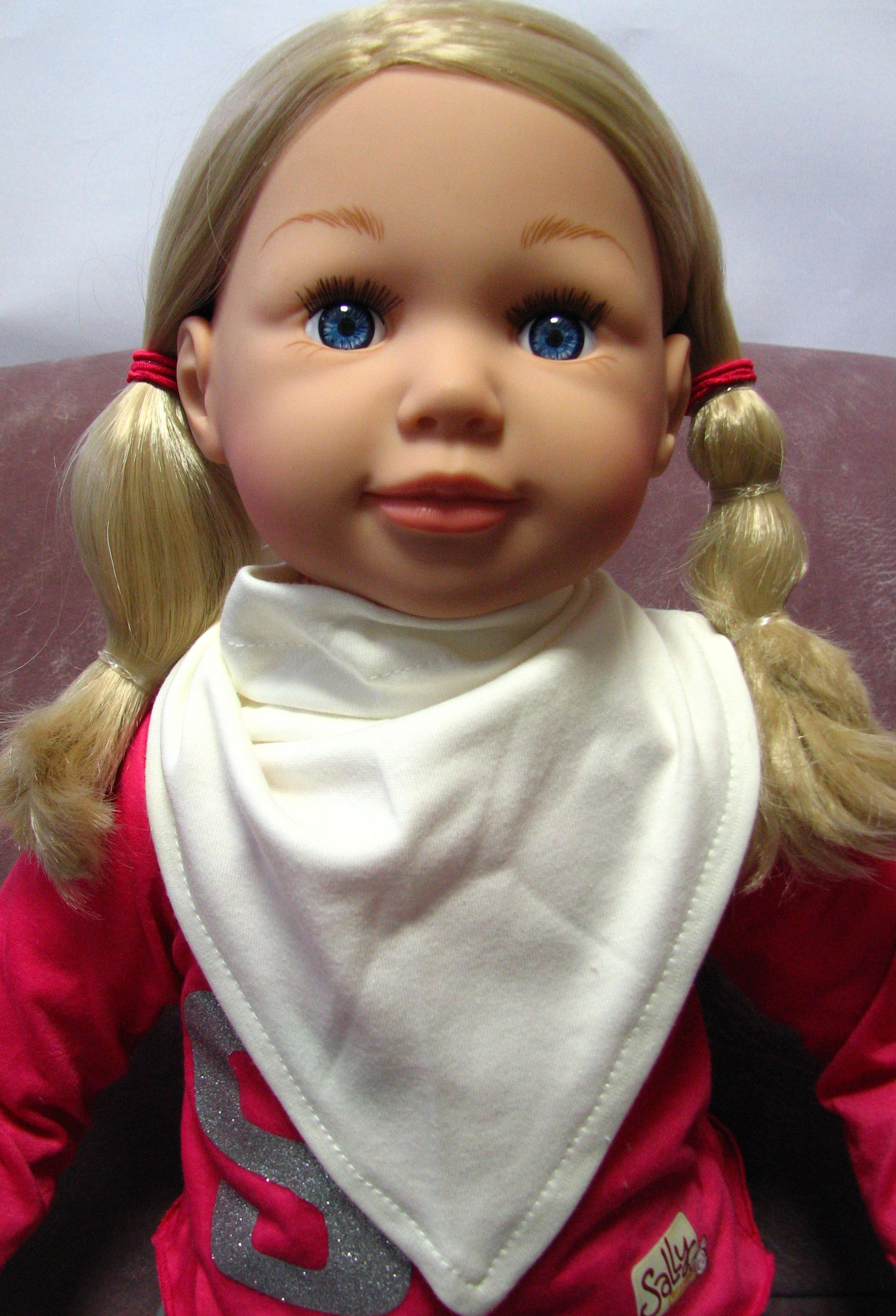 Podbradník šatka viazanie beige béžová 150 výšivka 6590