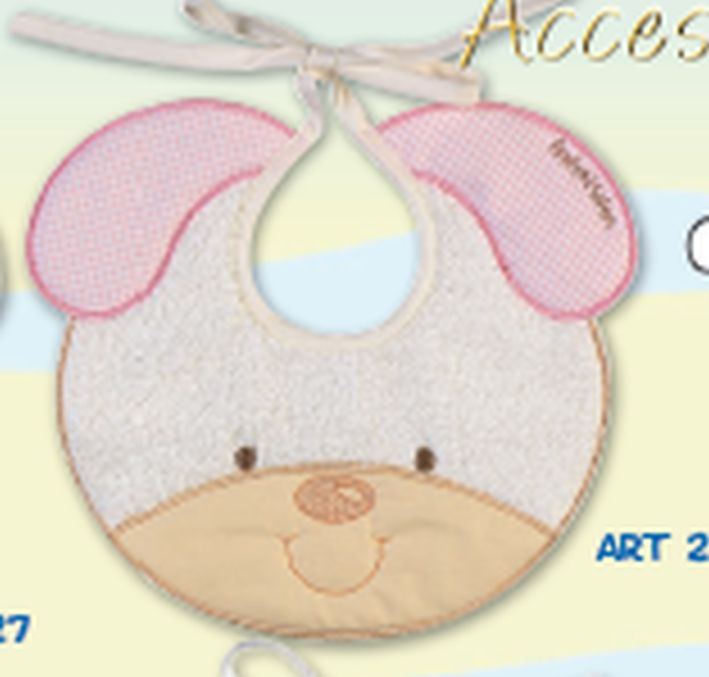 Podbradník Midii 052 bavlna výšivka rub PU beige béžová 6683