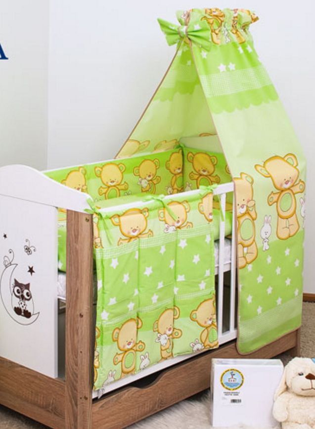 PS 1+1 100x135 40x60 BA potlač green zelená g macko kvety 14 D 8491