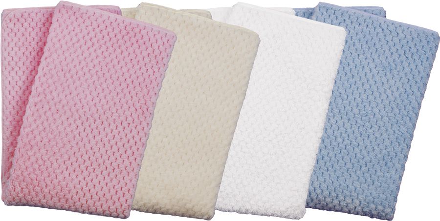 690 80x90 Soft mikroplyš white biela deka 672