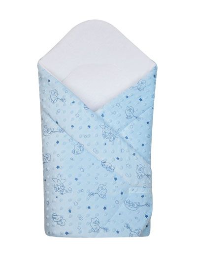 Zavinovačka hladká 75x80 640 top potlač blue modrá bez výstuže 6755