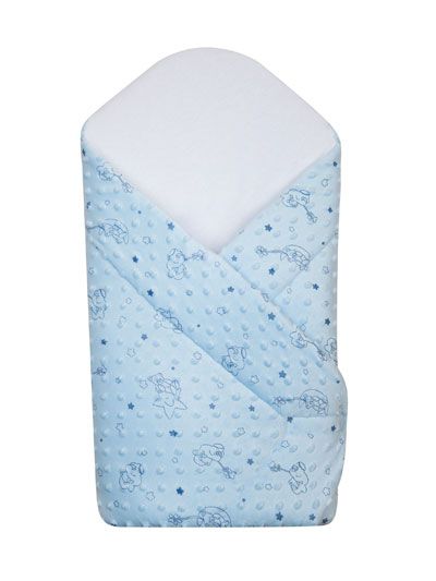 Zavinovačka hladká 75x80 642 top potlač blue modrá s výstužou 6762