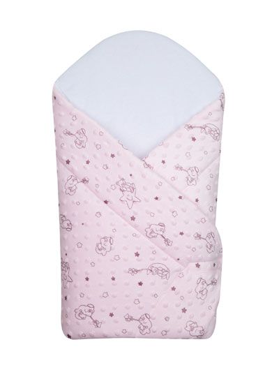 Zavinovačka hladká 75x80 642 top potlač pink ružová s výstužou 6763