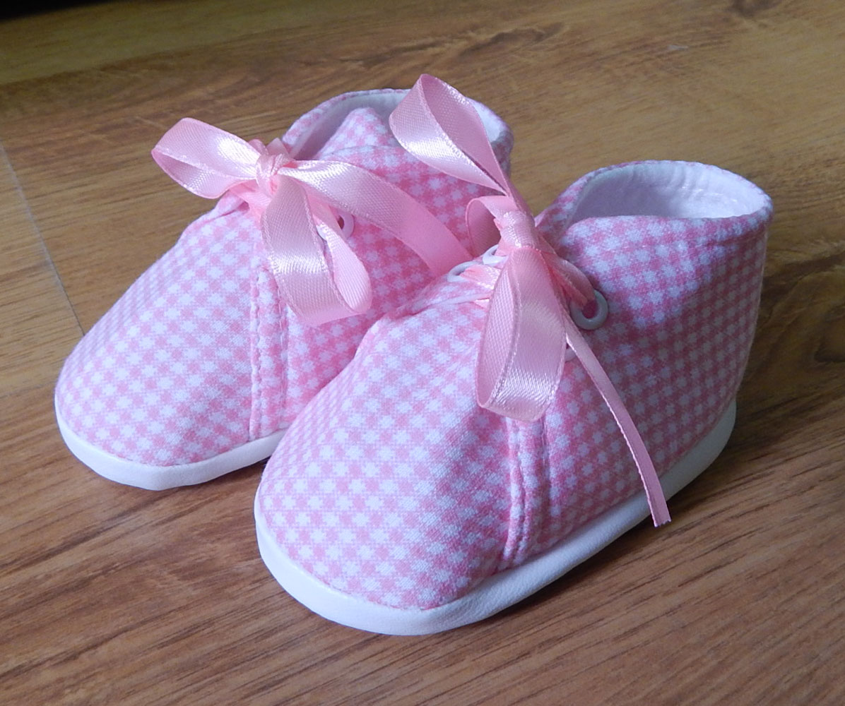 Topánky kojenecké BL 1 pink ružová kocka veľ. 11 6780