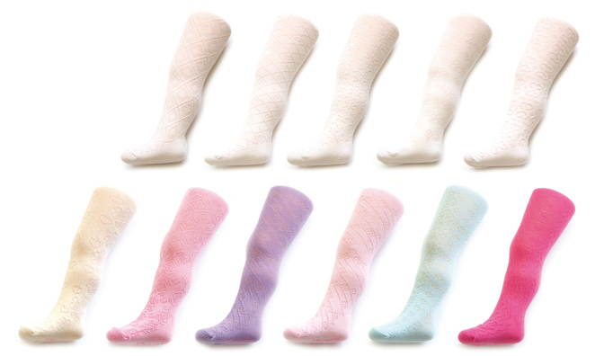 Pančušky bavlna jaquard RA-07 68-74 dievča 6828