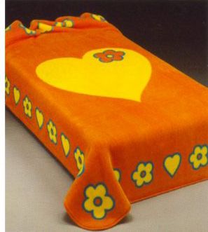 175 160x220 orange orančová deka 687