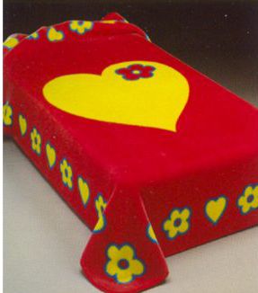 175 160x220 strawbery jahodovočervená deka 689