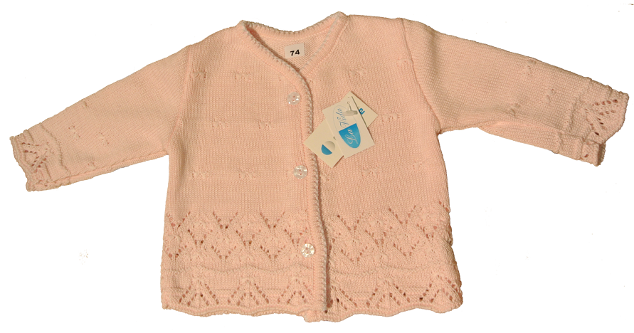 Svetrík JN 025 026 pink ružová 80 6956