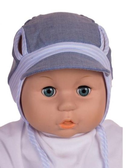 Čiapka L-Cz046 viazanie blue modrá 36 38 40 42 44 702