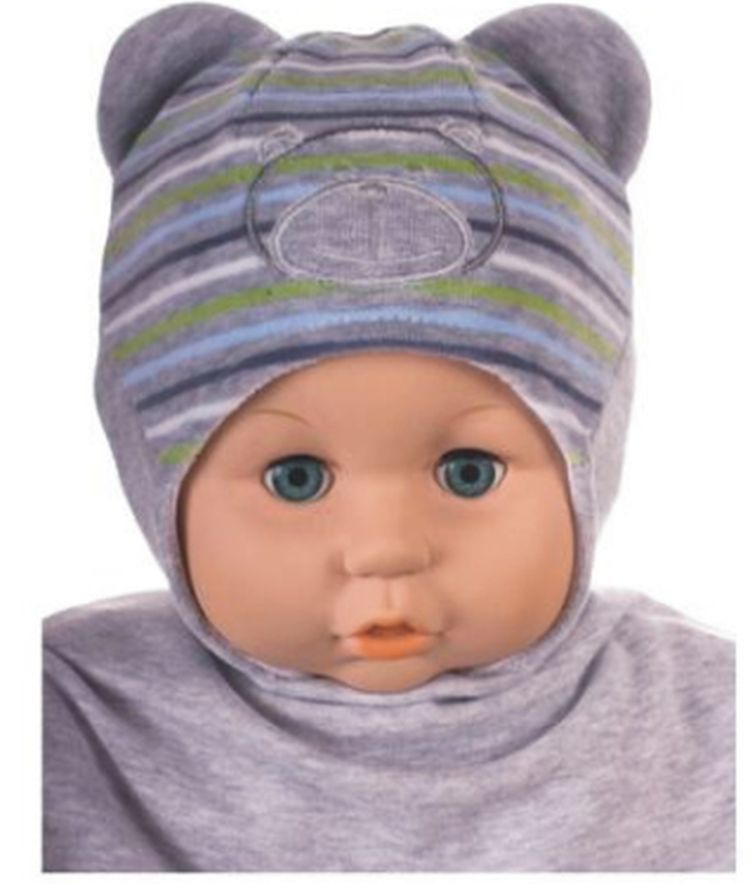 Čiapka WJ-Cz148 viazanie Filem grey šedá zelená 36 38 40 42 44 7097