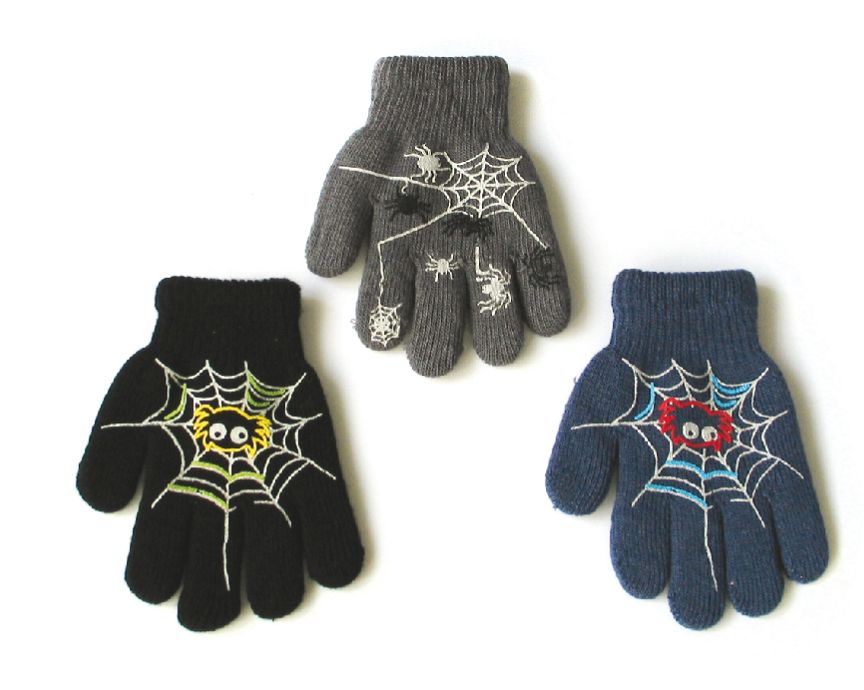 Rukavičky 5 prstové R-118 mix farieb 13,15 cm 7164