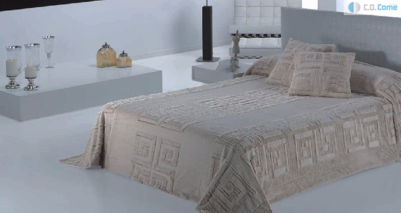 835 Atica 220x240 02 Beige béžová dekový prehoz 717